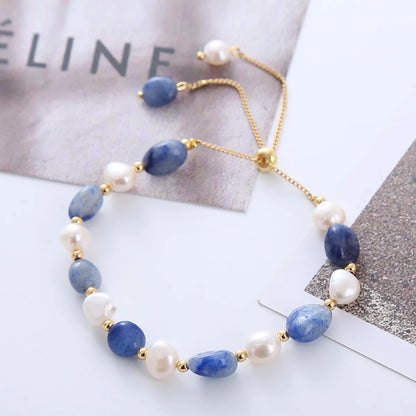 Lady Geometric Freshwater Pearl Bracelets