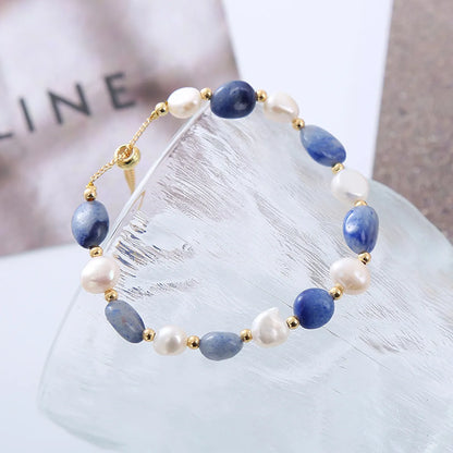 Lady Geometric Freshwater Pearl Bracelets