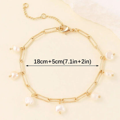 Lady Geometric Freshwater Pearl Necklace