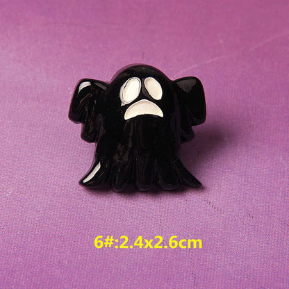 Lady Ghost Resin Enamel Jewelry Accessories 1 Piece