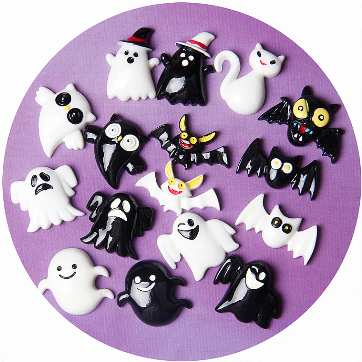 Lady Ghost Resin Enamel Jewelry Accessories 1 Piece