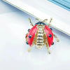 Lady Insect Alloy Enamel Unisex Brooches