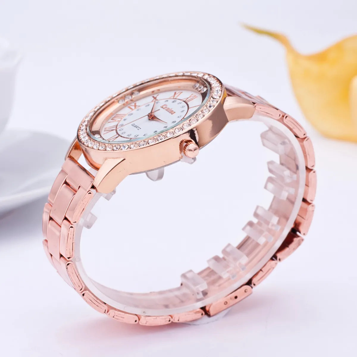 Lady Jewelry Double Side Snaps Quartz Women'S Watches