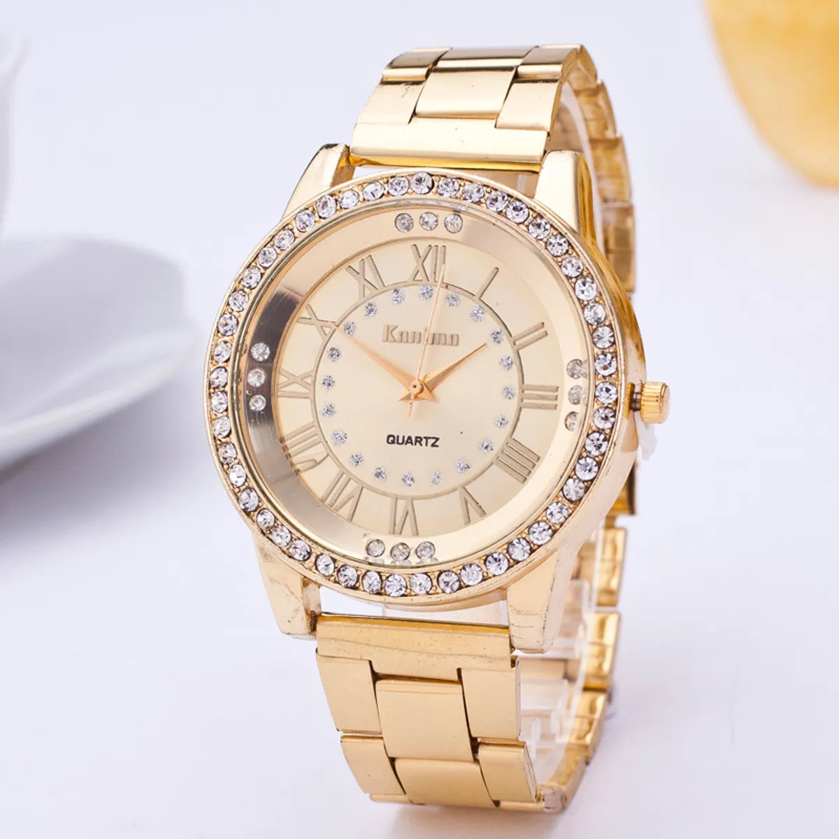 Lady Jewelry Double Side Snaps Quartz Women'S Watches