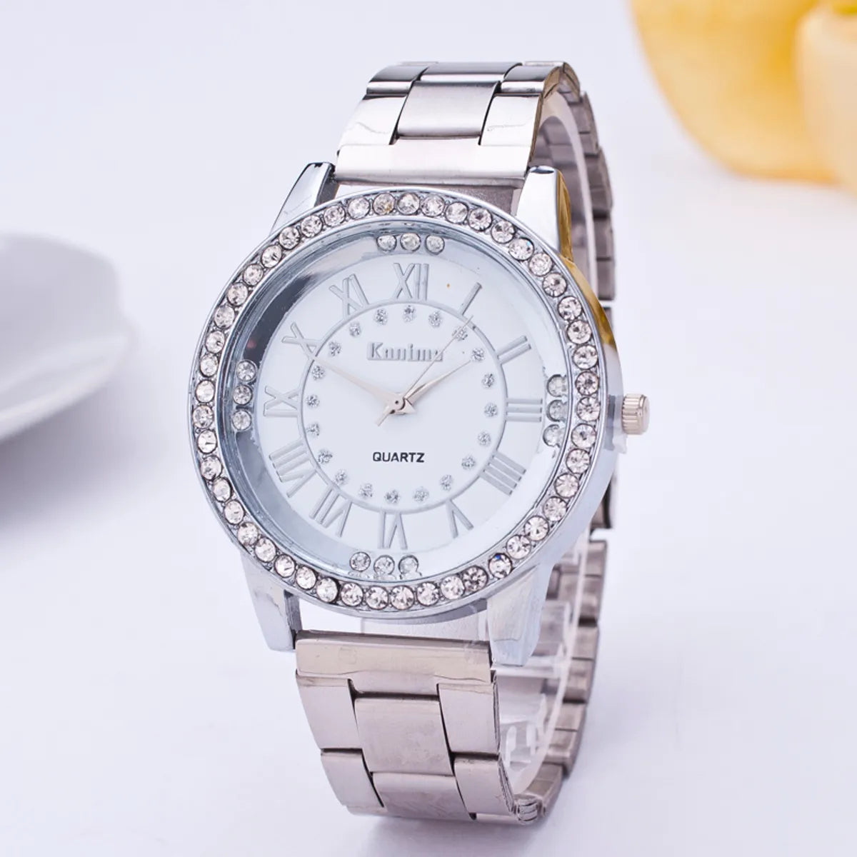 Lady Jewelry Double Side Snaps Quartz Women'S Watches