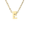 Lady Letter Stainless Steel Titanium Steel Plating Pendant Necklace