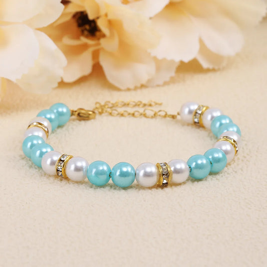 Lady Modern Style Classic Style Geometric Rhinestones 304 Stainless Steel Imitation Pearl Resin Wholesale Bracelets