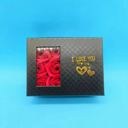 Lady Modern Style Classic Style Square Paper Valentine'S Day Mother'S Day Birthday Jewelry Packaging Bags Jewelry Boxes