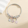 Lady Modern Style Sweet Swan Starfish Heart Shape 304 Stainless Steel Zircon Bangle In Bulk