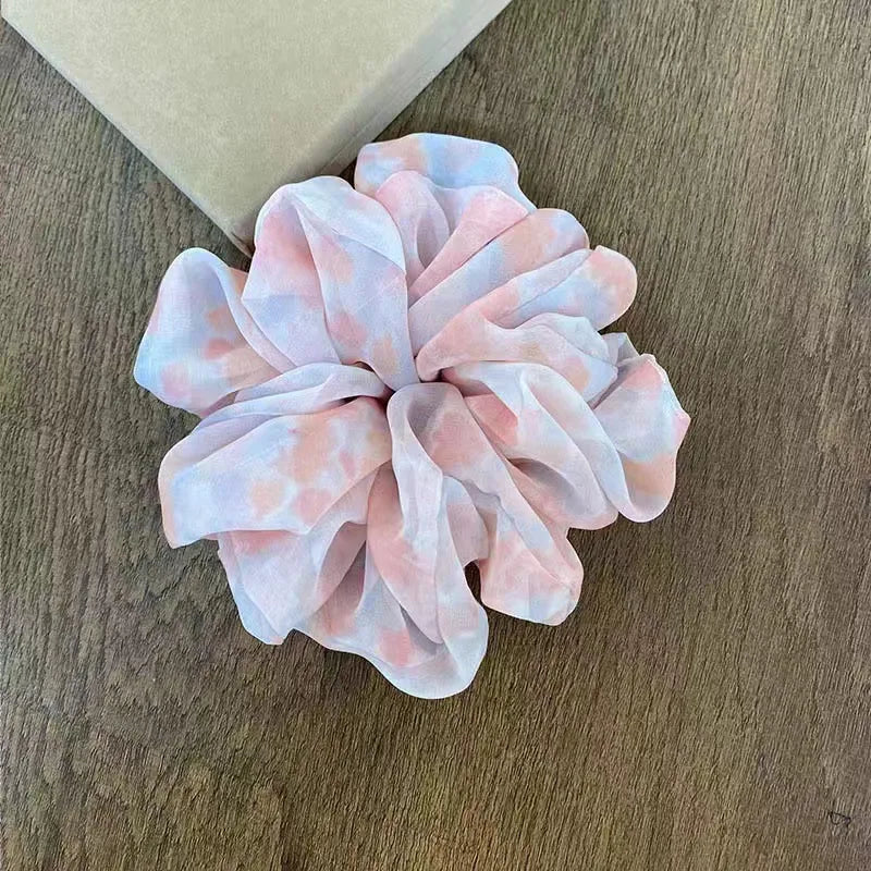 Lady Pastoral Ditsy Floral Gauze Hair Tie