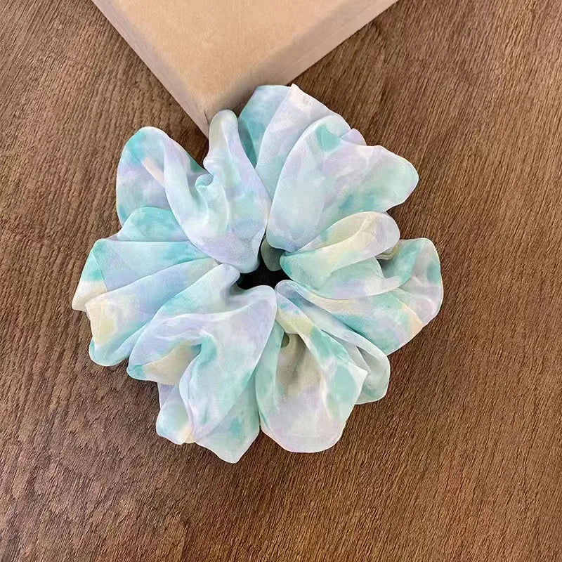 Lady Pastoral Ditsy Floral Gauze Hair Tie