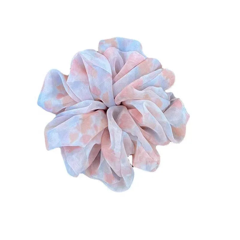 Lady Pastoral Ditsy Floral Gauze Hair Tie