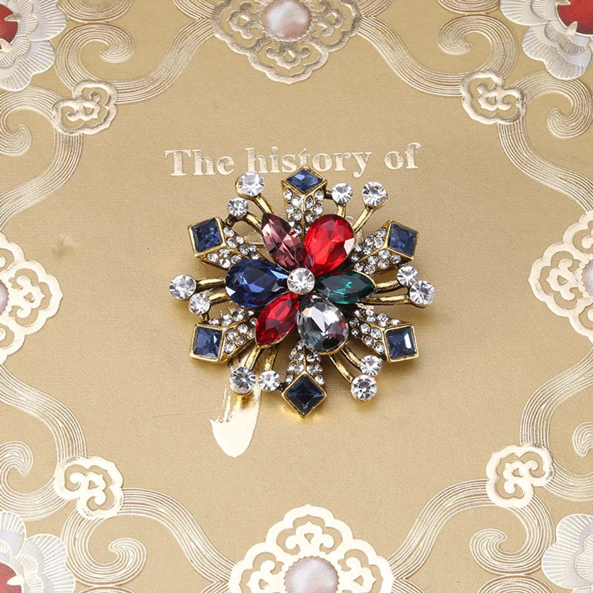 Lady Pearl Alloy Inlay Rhinestones Women'S Brooches