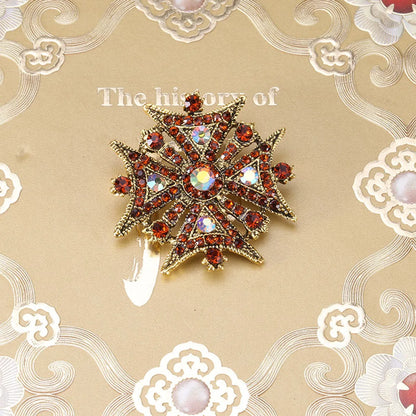 Lady Pearl Alloy Inlay Rhinestones Women'S Brooches