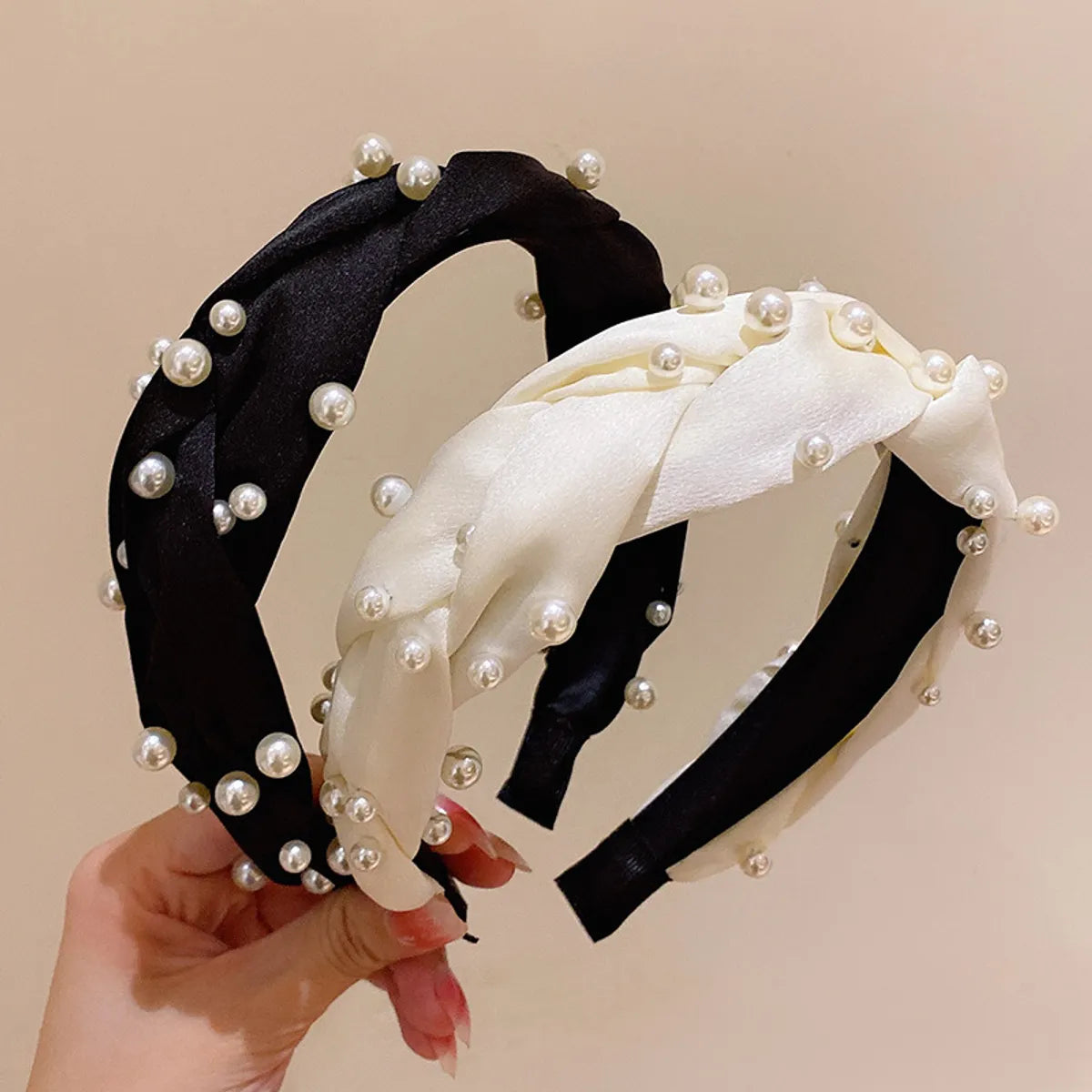 Lady Pearl Cloth Hair Band