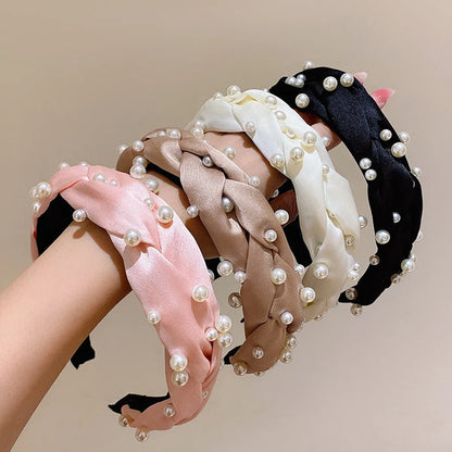 Lady Pearl Cloth Hair Band