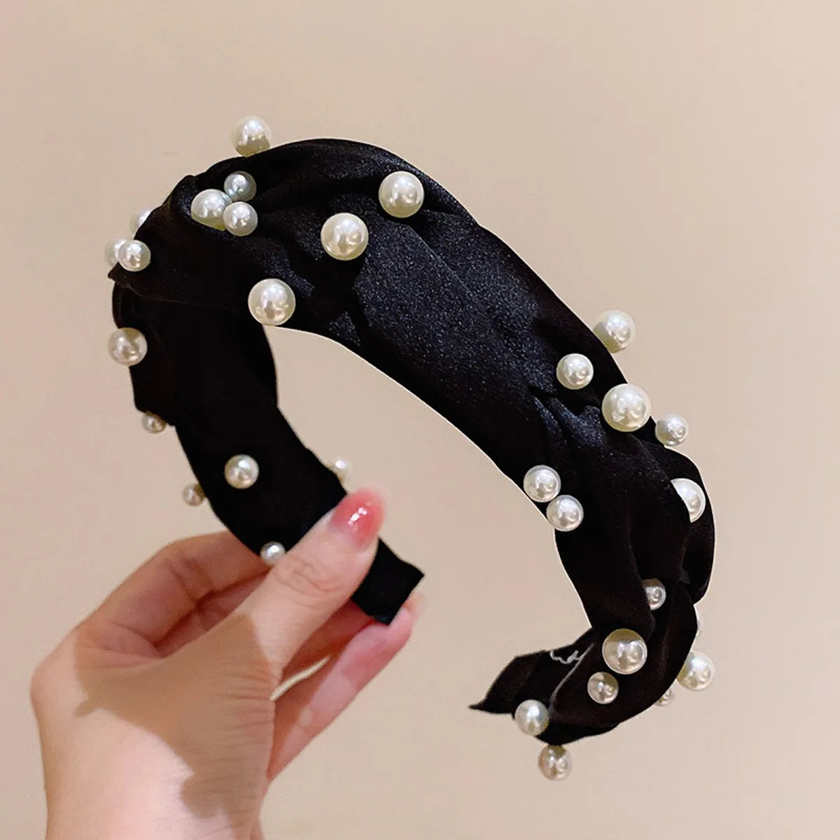 Lady Pearl Cloth Hair Band