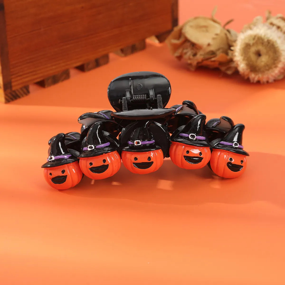 Lady Pumpkin Plastic Hair Claws