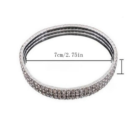 Lady Round Alloy Plating Inlay Rhinestones Zircon Gold Plated Silver Plated Women'S Anklet