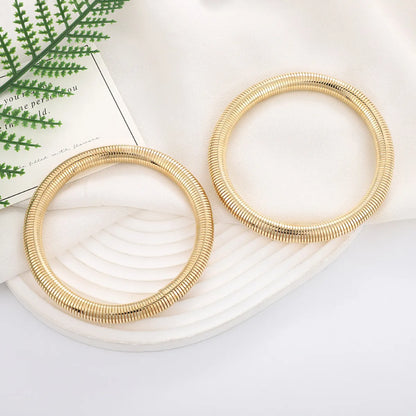 Lady Solid Color Iron Wholesale Bangle