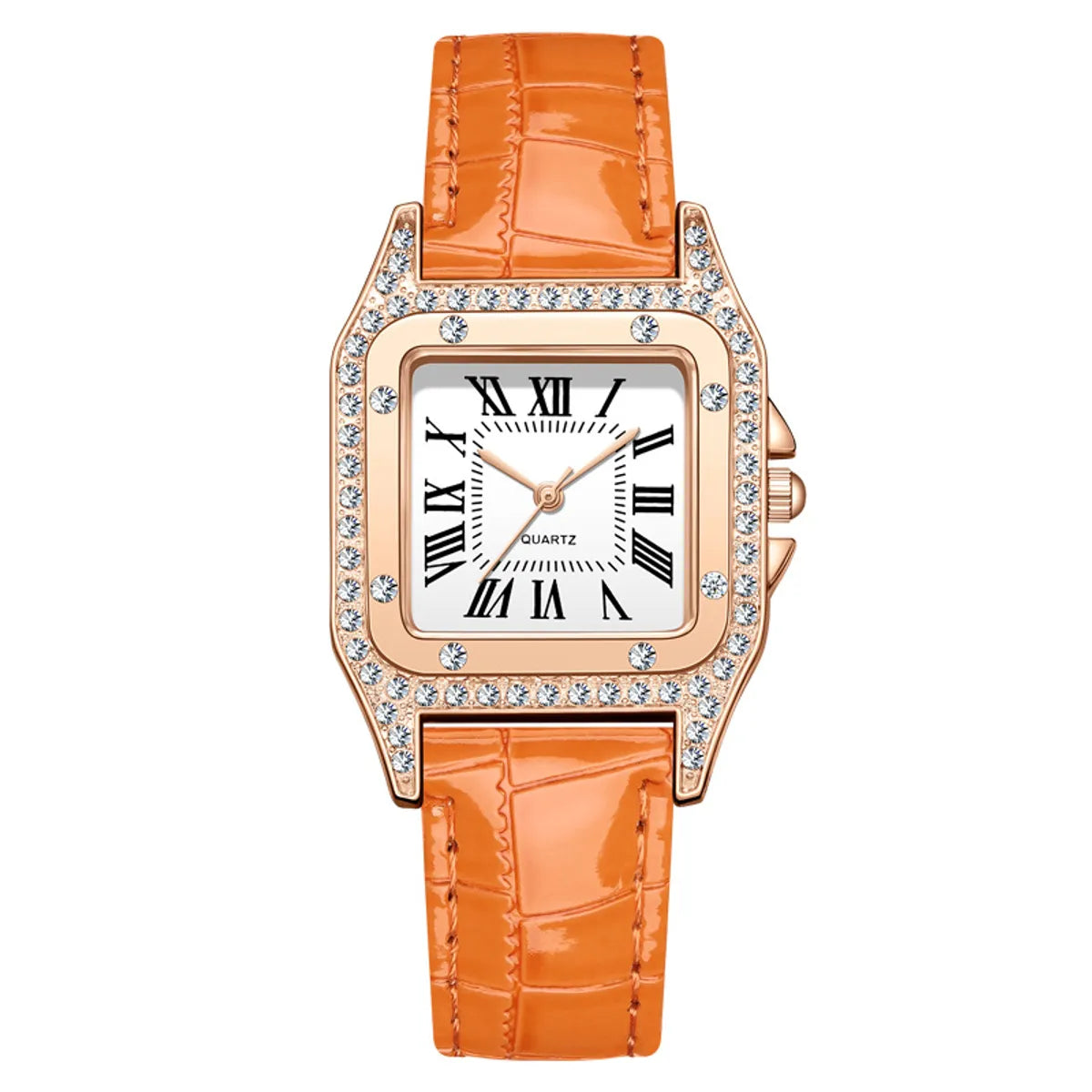 Lady Square Buckle Quartz Women'S Watches