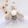 Lady Streetwear Bee Alloy Inlay Rhinestones Women'S Brooches