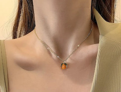 Lady Sweet Heart Shape Flower Fish Tail Imitation Pearl Alloy Inlay Rhinestones Women'S Necklace