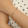 Lady Sweet Korean Style Flower Butterfly 201 Stainless Steel 18K Gold Plated Bracelets In Bulk