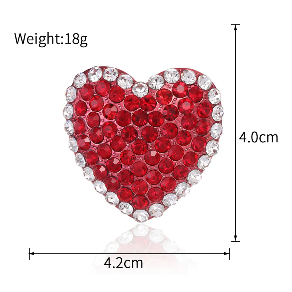 Lady Tree Fruit Heart Shape Alloy Inlay Rhinestones Women'S Brooches