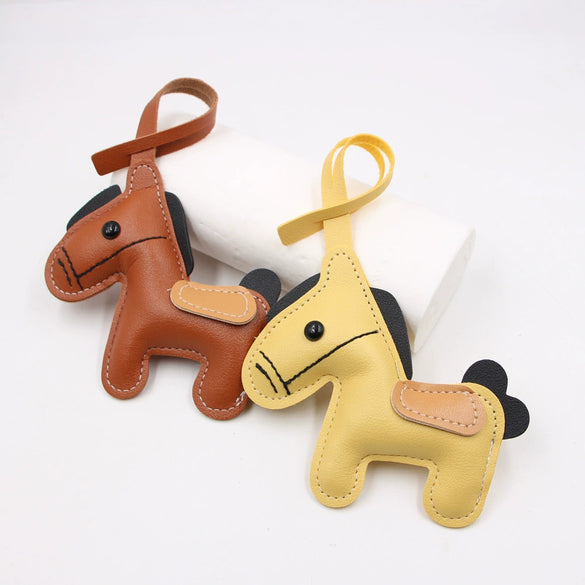 Lanyard Pony Bag Clothing Pendant Accessories With Artificial Leather Material And Small Animal Pattern And Electroplating Technology