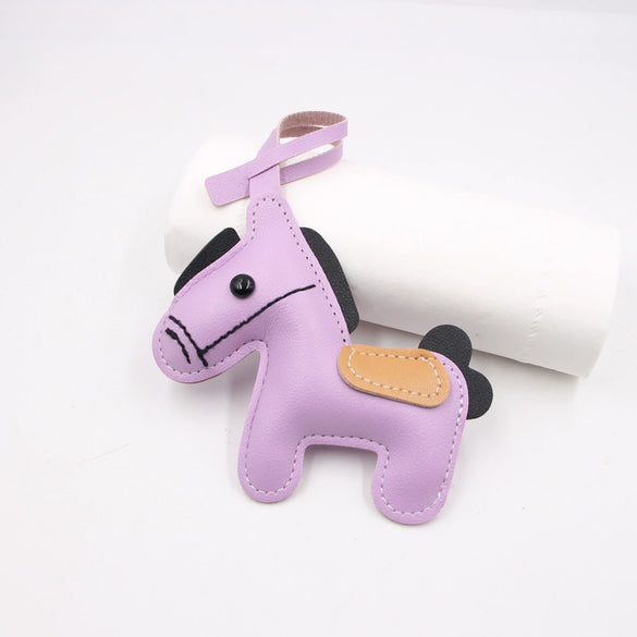 Lanyard Pony Bag Clothing Pendant Accessories With Artificial Leather Material And Small Animal Pattern And Electroplating Technology
