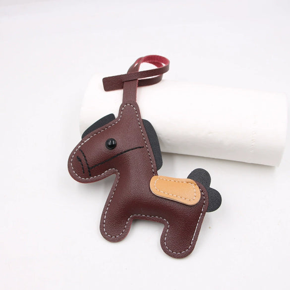 Lanyard Pony Bag Clothing Pendant Accessories With Artificial Leather Material And Small Animal Pattern And Electroplating Technology