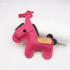 Lanyard Pony Bag Clothing Pendant Accessories With Artificial Leather Material And Small Animal Pattern And Electroplating Technology