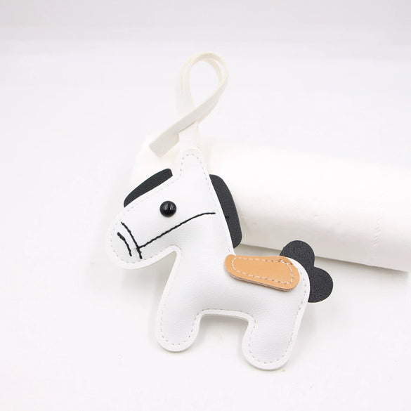 Lanyard Pony Bag Clothing Pendant Accessories With Artificial Leather Material And Small Animal Pattern And Electroplating Technology
