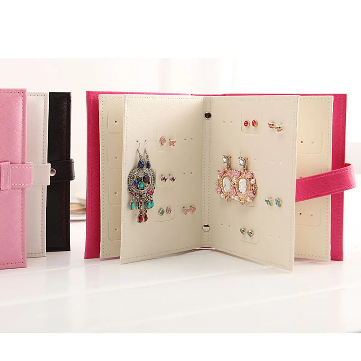 Fashion Book Pu Jewelry Rack 1 Piece