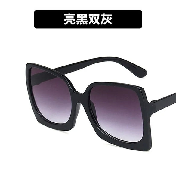 Large Frame Square Sunglasses New Trendy Retro Sunglasses Fashion Sunglasses