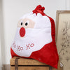Large Gold Velvet Christmas Candy Gift Bag Cartoon Decorative Backpack For Holiday Gifts Wholesale