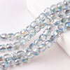Large Hole Crystal Beads Electroplated Glass Beads For Diy Bead Curtains Earrings And Hair Accessories