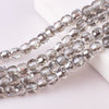 Large Hole Crystal Beads Electroplated Glass Beads For Diy Bead Curtains Earrings And Hair Accessories