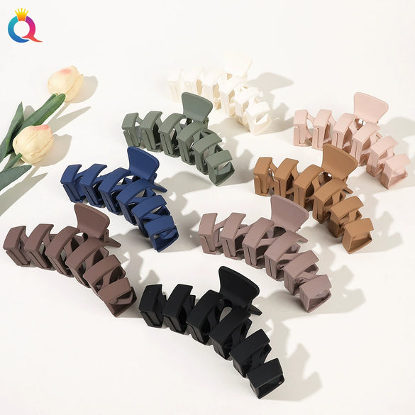 Large Retro Plastic Shark Hair Clip For Women Handmade Updo Hairpin Simple Fashion Hair Accessory Wholesale