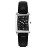 Leather Alloy Pu Stainless Steel Casual Men's Square Quartz Watch