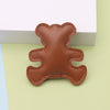 Leather Animal Shape Pendant For Bag Garment Accessories In Modern Simplicity Style