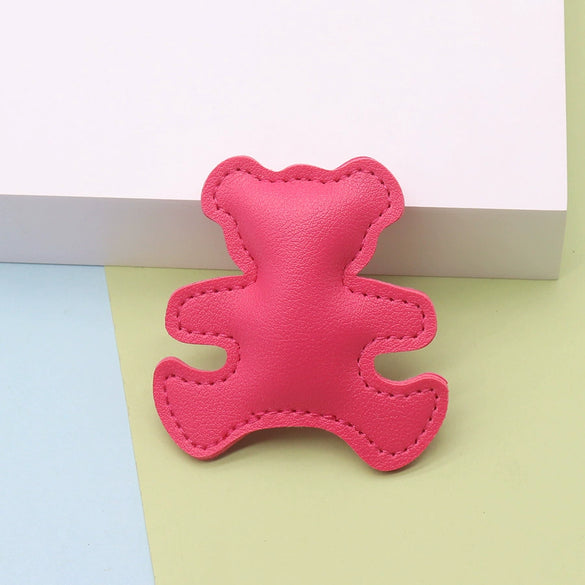 Leather Animal Shape Pendant For Bag Garment Accessories In Modern Simplicity Style