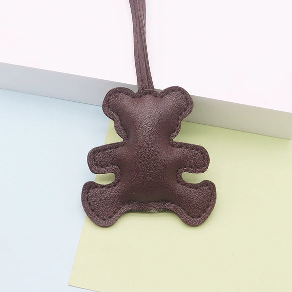 Leather Animal Shape Pendant For Bag Garment Accessories In Modern Simplicity Style