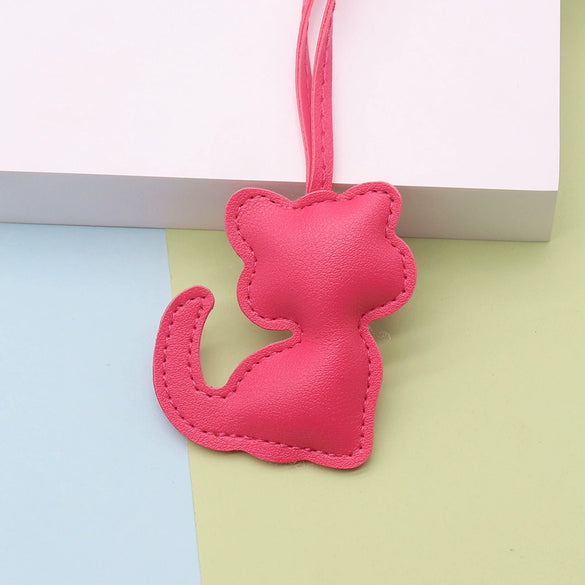 Leather Animal Shape Pendant For Bag Garment Accessories In Modern Simplicity Style