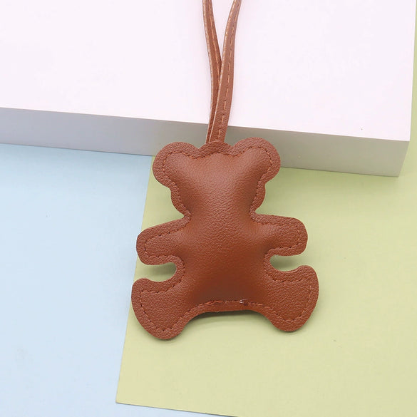 Leather Animal Shape Pendant For Bag Garment Accessories In Modern Simplicity Style