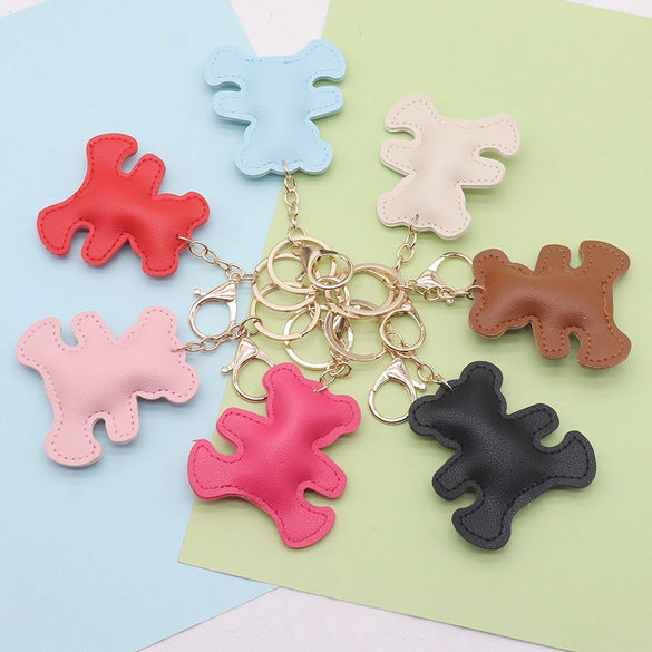 Leather Animal Shape Pendant For Bag Garment Accessories In Modern Simplicity Style