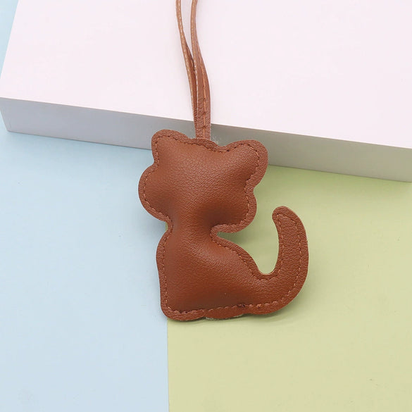 Leather Animal Shape Pendant For Bag Garment Accessories In Modern Simplicity Style