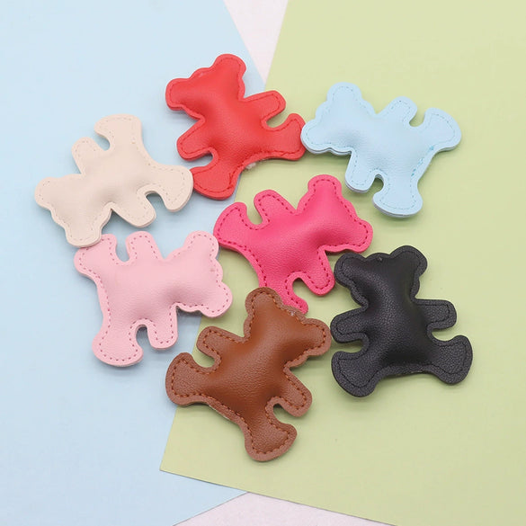 Leather Animal Shape Pendant For Bag Garment Accessories In Modern Simplicity Style
