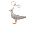 Leather Bag Pendant And Keychain With Pigeon Seagull Goldfish Design Modern Minimalist Style